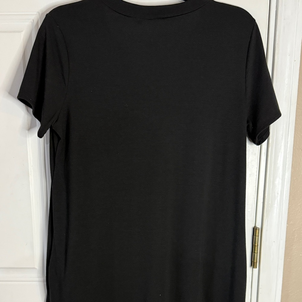 Classic Black T-Shirt Dress